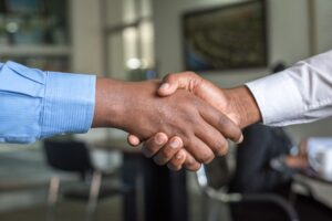 handshake making a first impression