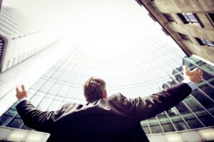 man with hands up wondering what does a recruiter do